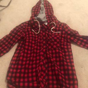 Red and Black Flannel Shirt 👚